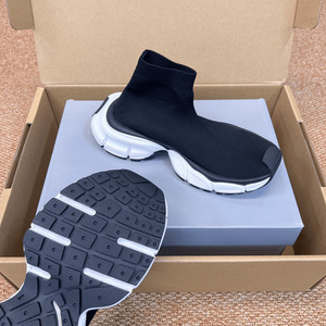 Zapatillas Unis de caña alta estilo calcetín con parte superior de punto elástico, suela gruesa de plataforma, calzado deportivo informal para streetwear Balenciaga - Product Image 6