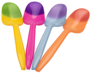 plastic changing color spoon