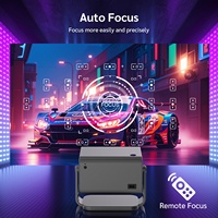 Projecteur 1080P avec moteur lumineux indépendant et intégré, 500 lumens ANSI, mise au point automatique, Wi-Fi 5G, Android 14.0, Allwinner H727, projecteur intelligent