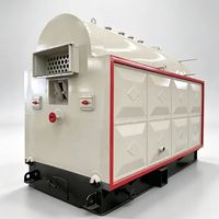 Chauffe-eau industriel automatique à granulés de biomasse haute performance, poêle à air chaud pour usage industriel horizontal