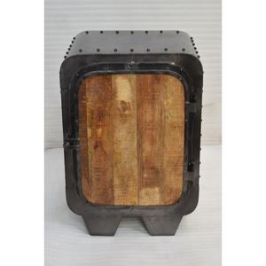 Armoire latérale industrielle de style antique en bois massif, table de chevet pour la maison, l'atelier, la ferme, le salon, la salle à manger, le bureau, l'entrepôt - Product Image 6