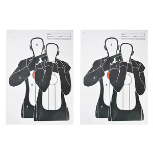 Premium SelfAdhesive Silhouette Practice Sheet with Splatter Impact Feedback for Outdoor Aiming Training and Visual Practice Use - Product Image 2