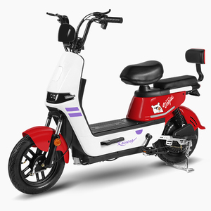 Chất lượng cao 25 MPH đi lại nhanh chóng dành cho người lớn Điện xe máy xe tay ga 48V 350W mạnh mẽ 2 người điện Thành phố xe đạp với bàn đạp - Product Image 5