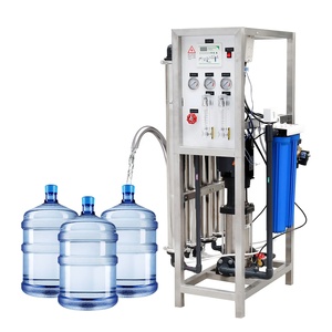 Machinerie de traitement de l'eau de haute qualité, système de filtration d'eau par osmose inverse industrielle 1000LPH pour l'eau de ville - Product Image 1