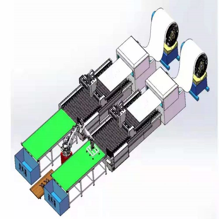 HAVC Оцинкованная Стальная спиральная круглая трубогибочная машина для изготовления воздушных труб автоматическая машина для лазерной резки
