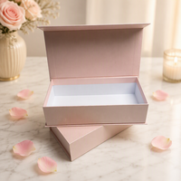 Versandfertige Luxus-Klappbox aus Karton, 2 mm starre Verpackung mit Magnetverschluss, recycelte Materialien, glänzende Laminierung
