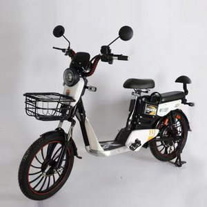Bicicleta Eléctrica Dajinlu con Llantas Grandes de 20 Pulgadas, Frenos de Cubo Delanteros y Traseros, Batería de Plomo-Ácido Estándar - Product Image 3