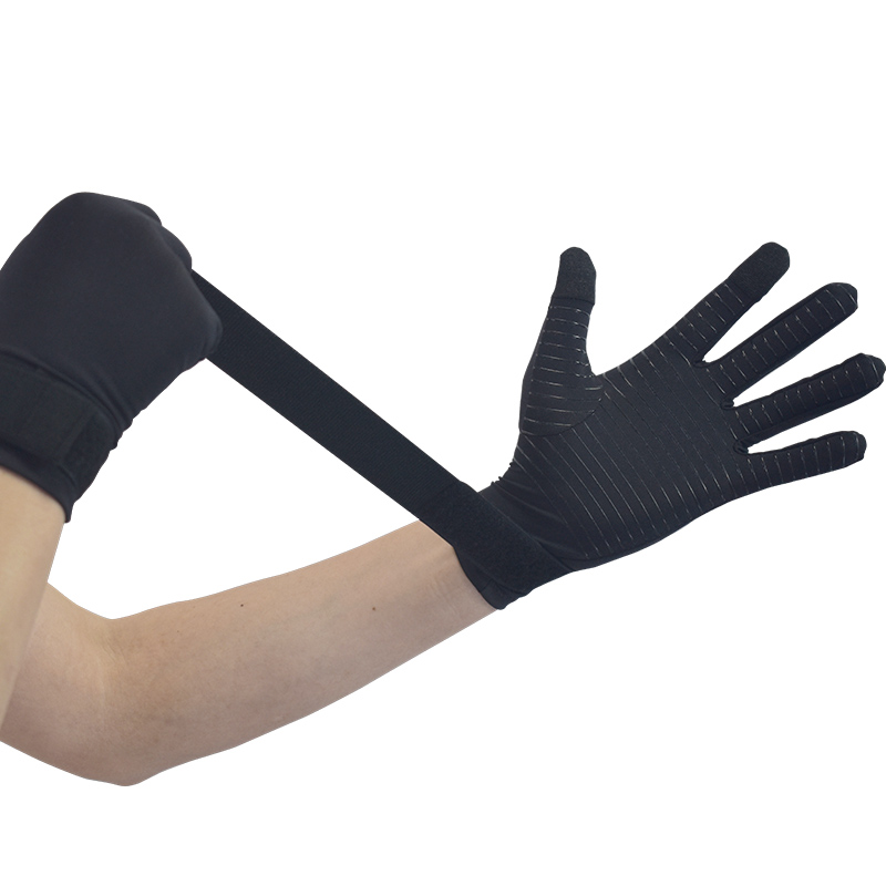 Антимикробное медное волокно, компрессионный ремешок на весь палец для здоровья и спорта с эластичной лентой