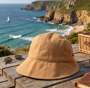 Custom Brand Logo Bucket <strong>Hat</strong> <strong>Khaki</strong> Low MOQ OEM ODM Canvas Vintage Fisherman Casual Women Men Outdoor Sun <strong>Hat</strong> - Product Image 2