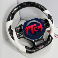 Volant en fibre de carbone forgée pour Lexus IS250 IS300 IS350 ES200 ES300 ES350 GS300 GS350 RC350 RCF Gcf NX Accessoires automobiles