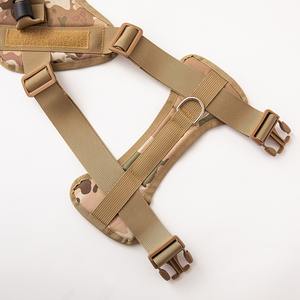 Einstellbare explosions geschützte Outdoor Pet Tactical Service Hunde trainings weste mit PVC-Griff griffen - Product Image 3