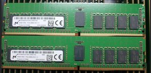 Mémoire serveur DDR4 ECC REG 16G 1RX4 PC4-2666 pour M393A2K40BB2-CTD6Y - Product Image 2