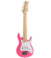 Gitar Listrik Travel 30 Inch Basswood Maple Neck Glossy 1 HUMBUCKER 6-String Gitar Anak