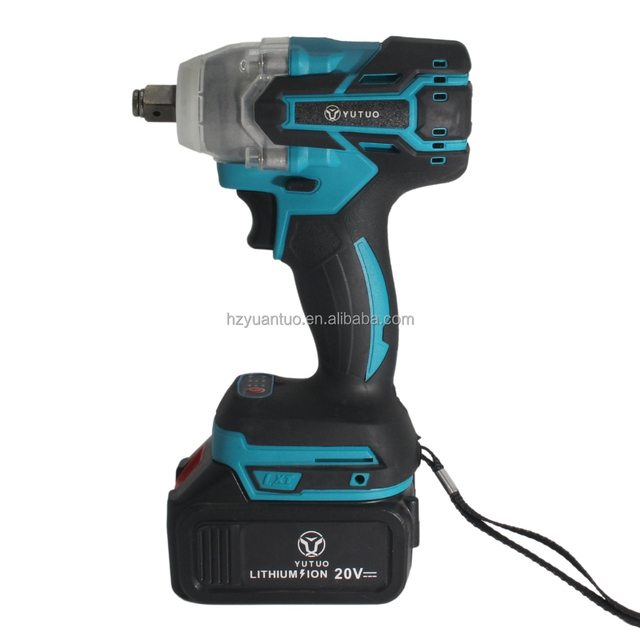 Wholesale Electric Cordless Brushless Professional Impact Wrench 320Nm Handheld Power Tool 21V Battery Rechargeable
