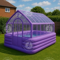 Tente d'air transparente de piscine de serre gonflable pour le dôme de mariage de véranda d'enfants de natation et d'auvent d'extérieur