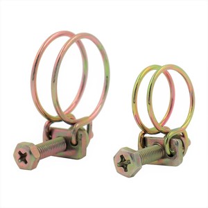 HAVC Strong OEM Galvanized Double Wire Rope Support Tube Connection Hose <b>Clamps</b> - Product Image 1