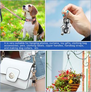 Milkary Pcs Bolt <b>Snap</b> <b>Hooks</b> For Dog Leash Clips Metal Heavy Duty Swivel <b>Snap</b> <b>Hook</b> Dog Leash Hardware Pet Hardness Key Chain Clas - Product Image 3