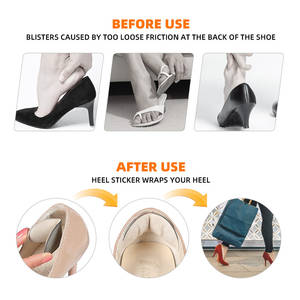 Protector de Talones Autoadhesivo para Hombres y Mujeres, Almohadillas para el Talón que Evitan el Deslizamiento, el Rozamiento, las Ampollas y el <span class=keywords><strong>Dolor</strong></span> de Pies, Mejoran el Ajuste <span class=keywords><strong>del</strong></span> Calzado - Product Image 6