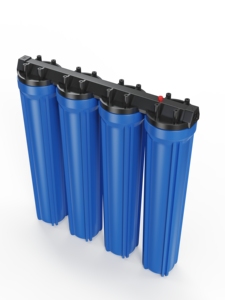 Filtres Wholewater – Boîtier de filtre bleu « Big Fat » de 20 pouces – Accessoire pour purificateur d'eau (système d'osmose inverse) - Product Image 2