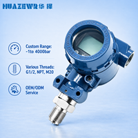 Penjualan Panas 2088 Pressure Transmitter 4-20mA HART Smart Diffused Silicon Pressure Sensor dengan Layar LCD Harga Pabrik OEM