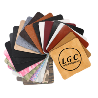 Patch en similicuir hexagonal laserable avec adhésif, patchs vierges pour casquettes, fournitures laser Glowforge, fournitures laser CO2