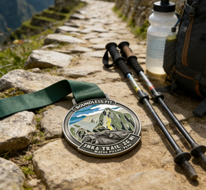 Medalla Personalizable del Maratón del Camino Inca de 26 Millas, Recuerdo de Machu Picchu, Regalos de Bienvenida de Aleación de Zinc Plateada de Alta Calidad - Product Image 3