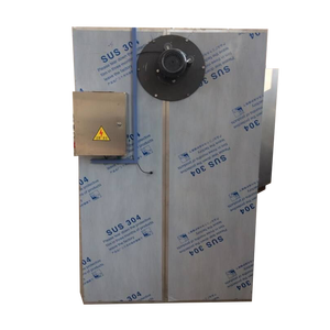 Four de séchage industriel à air chaud pour peinture à haute température avec système de circulation d'air chaud et double porte à poussoir - Product Image 1