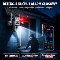 Cámara Solar Wistino 365 Días con Zoom 99X AOV, Cámara IP para Gasolinera, Seguridad Perimetral, Grabación Continua, Resistente a la Intemperie