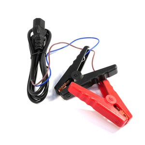 Cavo di alimentazione OEM con morsetto a coccodrillo a triplo pin, 1,5 m, 2*0,75 mm², soluzione personalizzata per test, ricarica, invecchiamento batterie e cavi da laboratorio - Product Image 1