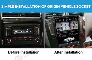 Radio Android multimédia de voiture de style Tesla de 10.4 pouces pour VW <span class=keywords><strong>POLO</strong></span> <span class=keywords><strong>2011</strong></span>-2016 Audio vidéo de voiture avec navigation - Product Image 6