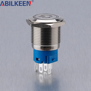 19Mm Kim Loại Đẩy Nút Chuyển Đổi LED Chuyển Đổi Điện Không Thấm Nước Chuyển Đổi Động Cơ Thép Không Gỉ Xe Máy Động Cơ Khởi Động 19Mm - Product Image 5