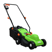 Vertak 1200W personnalisé filaire petite tondeuse à gazon pas cher bas prix main pousser coupe-herbe 3 hauteur de coupe réglable pour le marketing