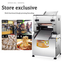LE 1500W 220V Machine à pâtes électrique commerciale en acier inoxydable pour la fabrication de nouilles Rouleau de pâte Machine à découper les nouilles