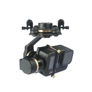 نظام كاميرا بدون طيار طراز GoPro T-3D VI معدني بثلاثة محاور PTZ Gimbal TL3T06 متوافق مع كاميرا GoPro Hero 9 FPV كاميرا رياضية للحركة