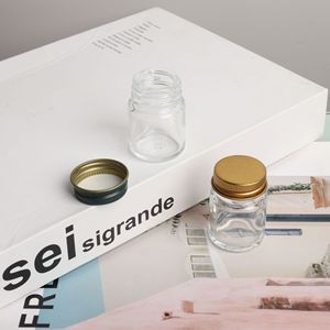 Mini Frascos de Vidrio de 15ml 30ml 50ml con Tapa Metálica de Rosca, Botellas de Vidrio Transparente Vacías para Aceites Esenciales, Polvos, Cremas y Ungüentos - Product Image 2