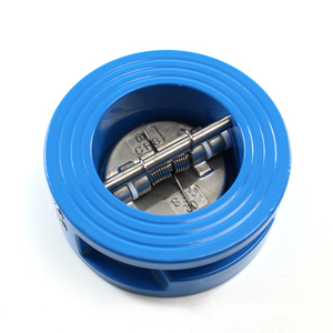 <span class=keywords><strong>Valvola</strong></span> di <span class=keywords><strong>Non</strong></span> <span class=keywords><strong>Ritorno</strong></span> a Doppio Disco Tipo Farfalla DN50 DN100 2\" PN16 Manuale per Fluidi Base - Product Image 2