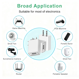 Chargeur de téléphone portable 5V 2A, chargeur USB 10W, prise EU/US, certifié CE FCC, résistant au feu, pour smartphones et appareils USB - Product Image 4