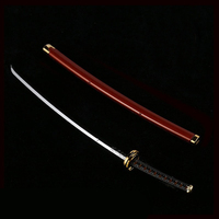 Épée en métal de 26 cm, modèle de jouet fantaisie et science-fiction, inspiré de l'anime Monster Hunter Tanjiro Tomioka Yoshiyuki, pour fans unisexes.