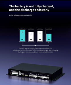 JK BMSリレーlifepo42a 5aスマートbms500a600aバランスボード<span class=keywords><strong>12v</strong></span> 24v 36v 48v 72v 96v LTOバッテリーアクティブバランサー (Bluetooth付き) - Product Image 6