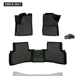 Alfombrillas de Coche de Lujo de Alta Calidad, TPE 3D, Juego Completo de 3 Piezas, 3.5MM de Grosor, Antideslizantes, para CRETA <span class=keywords><strong>2021</strong></span>, <span class=keywords><strong>Precio</strong></span> Directo de Fábrica - Product Image 1