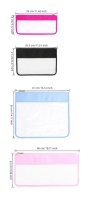 Pochette de rangement transparente en nylon NDLPT pour trésors de voyage, maquillage, broderie, piscine, et projets de point de croix