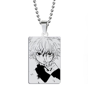 Anime HUNTER x HUNTER Collier Killua Kurapika <span class=keywords><strong>Hisoka</strong></span> Titanium Steel Pendant Halloween Fashion Man Woman <span class=keywords><strong>Cosplay</strong></span> Accessory Gifts - Product Image 6