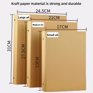 Carnet de croissance DIY pour la fin de la sixième année, album de suivi de développement vierge à feuilles mobiles, cadeau en papier pour carnet de classe et <span class=keywords><strong>annuaire</strong></span> scolaire - Product Image 5
