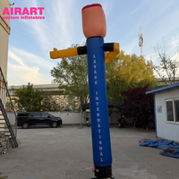 Danseur gonflable publicitaire pour lavage de voitures, Sky Dancer gonflable pour événements et fêtes