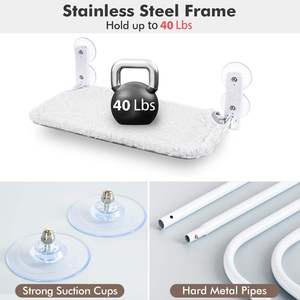Nueva Hamaca con Ventosa de Gran Potencia, con Suspensión Interior Desmontable, <span class=keywords><strong>Ventana</strong></span> para Hábitat de Mascotas, Cama para Gatos - Product Image 6