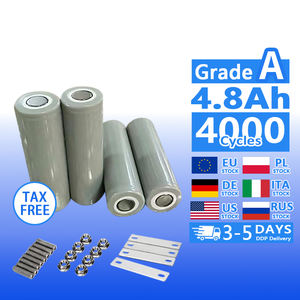 Paquete de batería de iones de litio cilíndrica NMC de 3,7 <span class=keywords><strong>V</strong></span> y <span class=keywords><strong>4800mAh</strong></span>, sistema de almacenamiento de energía Solar, monopatín eléctrico, vehículo 21700 eléctrico - Product Image 2
