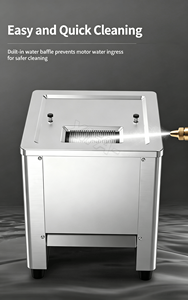<span class=keywords><strong>Trancheuse</strong></span> à viande professionnelle avec lame amovible en acier inoxydable, facile à nettoyer, compatible lave-vaisselle, pour boucher - Product Image 3