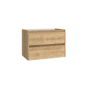 Garantía de Calidad VENTO Blanco Brillante 70 / Roble Natural 70 (Sin Tapa) Estilo de Diseño Moderno 2 Cajones 689*450*550mm - Product Image 2