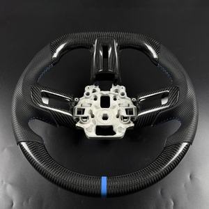 พวงมาลัยคาร์บอนไฟเบอร์แท้สำหรับรถแข่ง <span class=keywords><strong>Ford</strong></span> <span class=keywords><strong>Mustang</strong></span> <span class=keywords><strong>2018</strong></span> 2019 2020 2021 2022 2023 <span class=keywords><strong>GT</strong></span> F1รถแข่งปลอมแปลงสไตล์ที่กำหนดเอง - Product Image 5