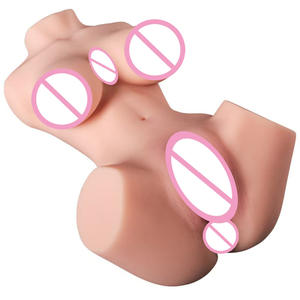 Poupée sexuelle TPE demi-corps pour hommes avec gros fessiers, texture de peau réaliste, jouet de masturbation masculin, produits de plaisir pour adultes, gay - Product Image 4